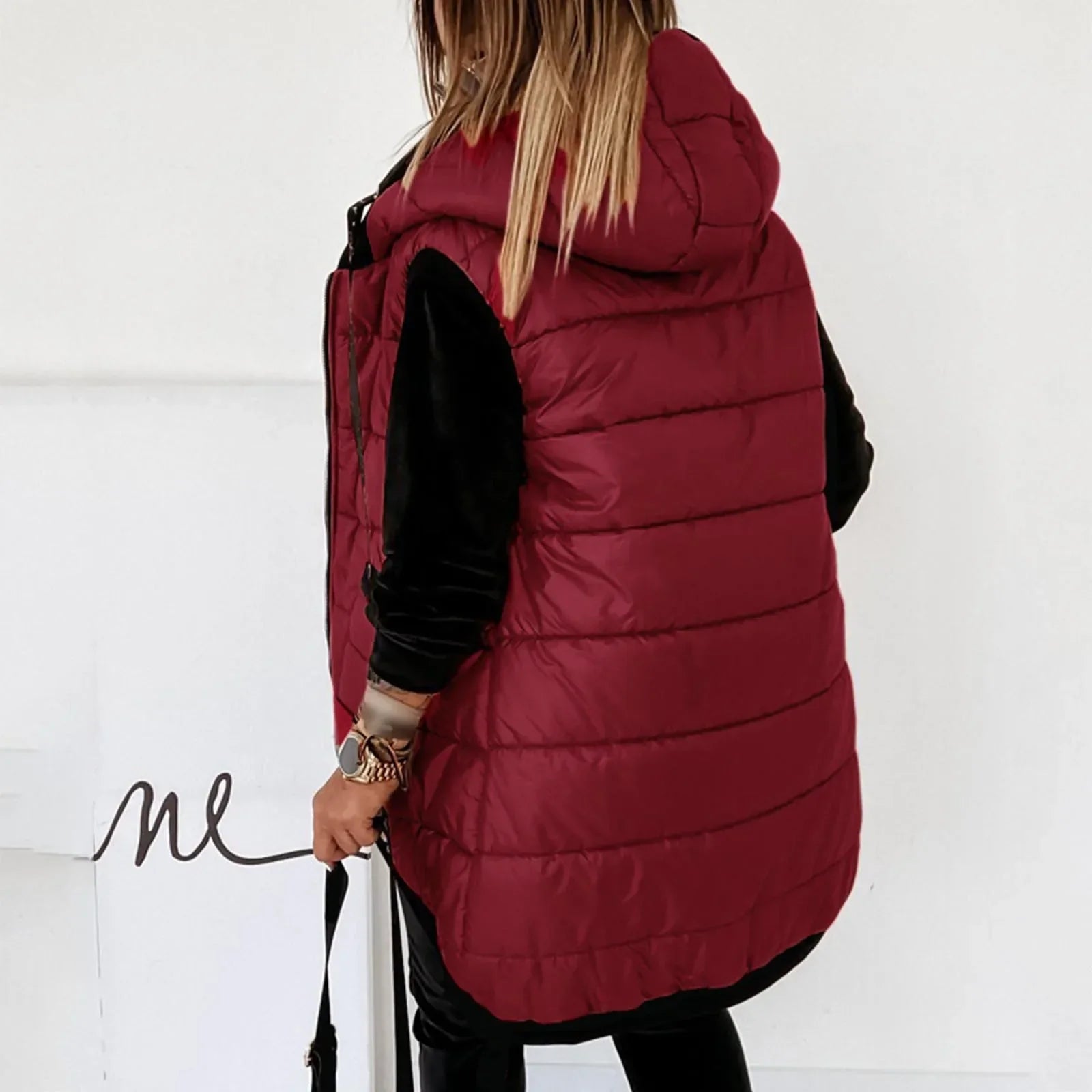 Colete Puffer com Capuz Hayden