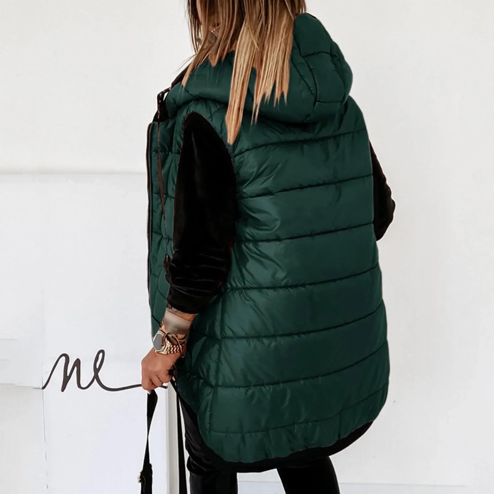 Colete Puffer com Capuz Hayden