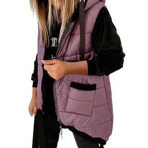 Colete Puffer com Capuz Hayden